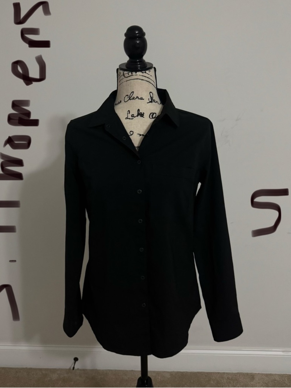 5.11 Tactical Women's Black Button-Down Shirt